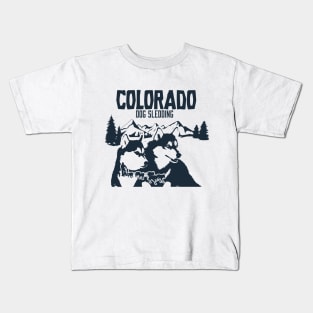 Dog Sledding Kids T-Shirt